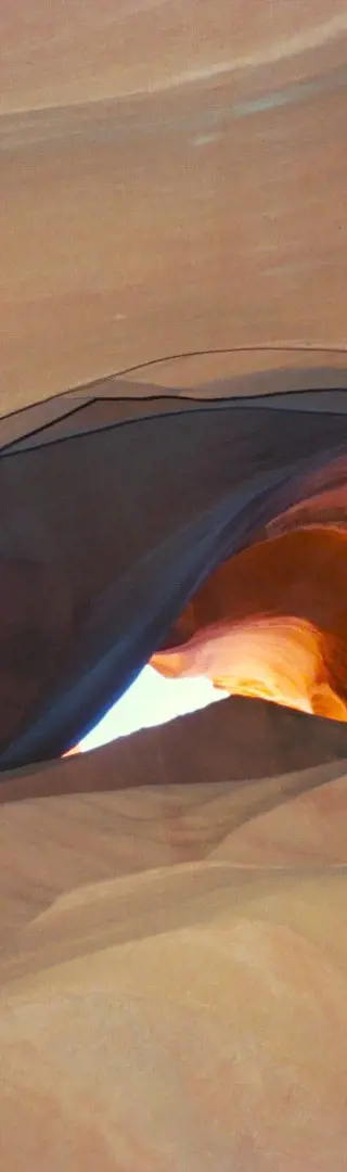 Antelope Canyon von unten